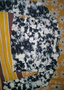 Tie-Dye Long Sleeve Top