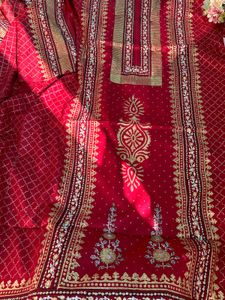Premium Hand block Partywear Suit