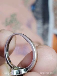 ✅Ladies Platinum Coated Original Silver Ring