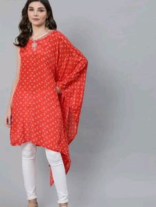 Unused With Tag One Side Sleeve Embroidery Kurta