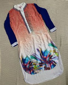 Colorful Round Hem Kurta