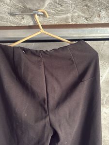 black Flared Leggings