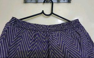 Purple Anarkali Set