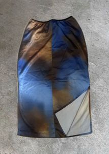Tie-dye Skirt with slit on both side