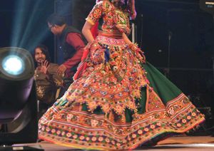 Colorful Embroidered Lehenga Choli