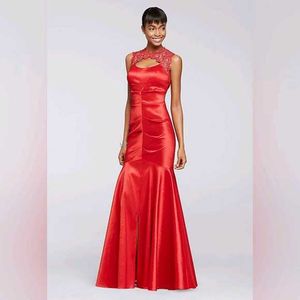 Elegant Red Gown