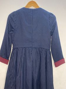 Striped Navy Dress