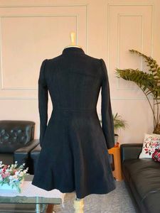 Chic Black Swing Premium Coat