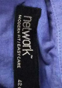 Network Men&#39;s Collection Blue Formal Shirt