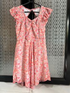 Pretty Pink Floral Dress 👗🌸
