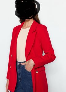 Bright Red Ladies Blazer From Trendyol