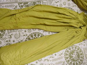 Biba Olive Green Kurti and Salwar