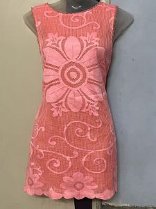 Pintrest Pink Floral Lace Dress