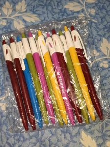 New 12 Pieces  Blue Ball Pen