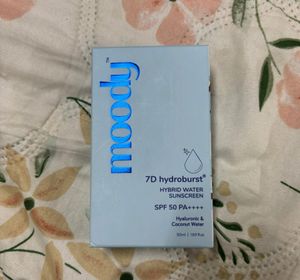 Moody SPf 50 sunscreen
