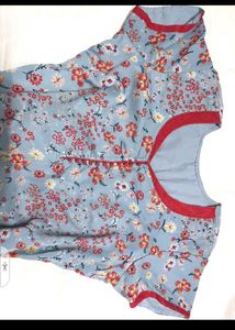 Floral Print Casual Kurti 🖤🖤