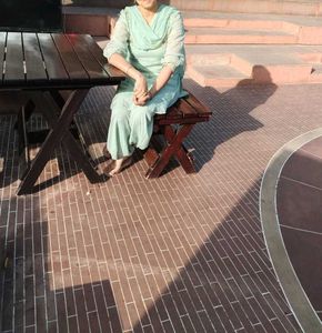 Sea Green Kurta afgani Set