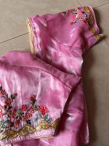 New Jimmy Choo Pink Saree