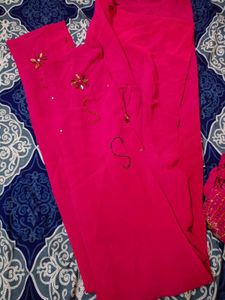 Pink Embellished Salwar Suit