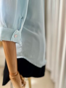 🪔24Hrs DIWALI SALE🪔Light Blue Button-Up Top