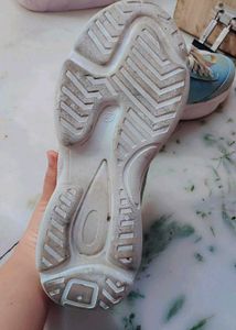 Blue Platform Sneakers