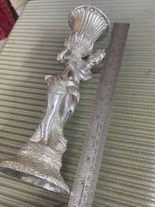 Silver Angel Candle Holder