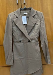 Elegant Blazer Style Mini Dress - Brand New, T