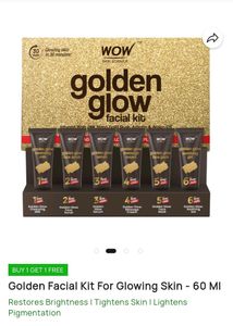Wow Golden Glow Facial Kit
