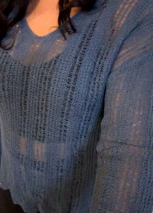 Blue Knit Top (item 2)