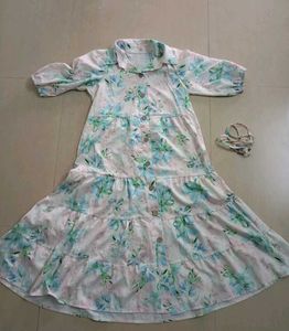 URBANIC floral Pattern Layered Dress