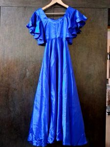 Elegant Blue Bridesmaid Dress