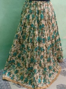 Floral Print Maxi Skirt