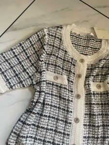 Korean Pattern Button Front Cardigan