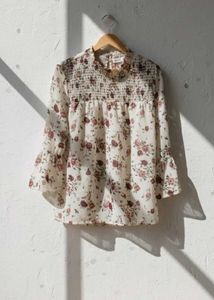 Mavie Vintage Floral Tunic Top
