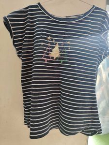 Striped Christmas Tree Top