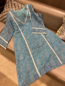Lacknawi Kurta and Dupatta Set