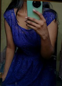 sale❤️‍🔥 Coquette Laced ✨Royal Blue mini Dress