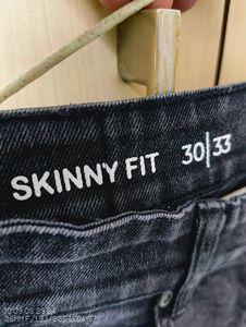 Red Tape Heavily Washed Black Jeans