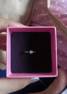 Giva 925 Real Silver Rose Gold Star Ring