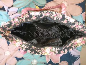 Floral Quilted Tote Bag