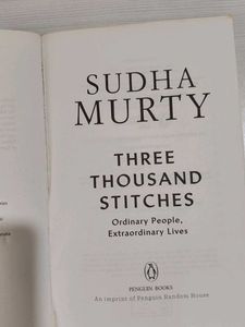 THREE THOUSAND STITCHES- SUDHA MURTY