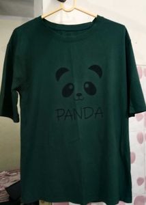 Dark Green Solid T-Shirt
