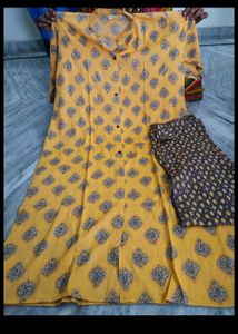Yellow Kurti Pant