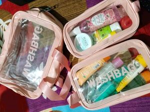 3 Makeup Pouches Combo