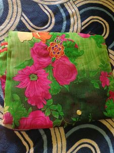 NEW FLORAL EMBROIDERED SAREE