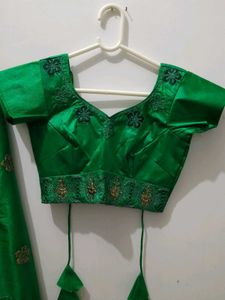 Green Lehenga Choli Set