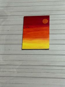 Sunset Painting Handmade