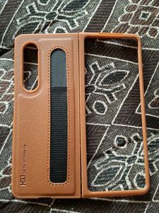 Brown Foldable Phone Case For Fold 4