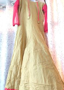 Elegant Embroidered Anarkali Dress