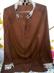 Vintage Brown Blouse